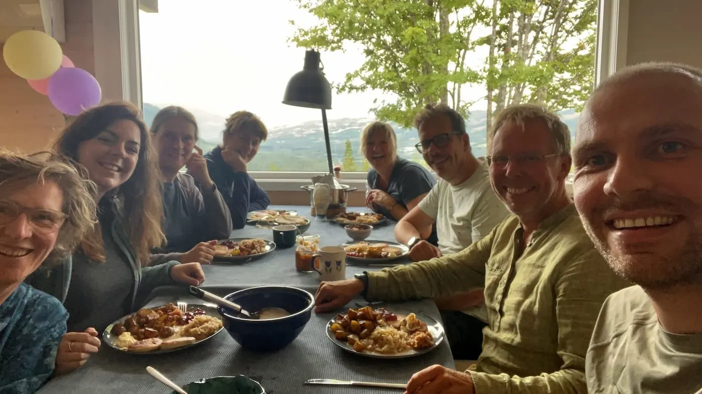 Zes mensen, een week in de Noorse bergen